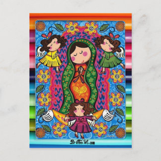 VIRGEN DE GUADALUPE CARICATURA 05 CUSTOMIZABLE PRO POSTCARD