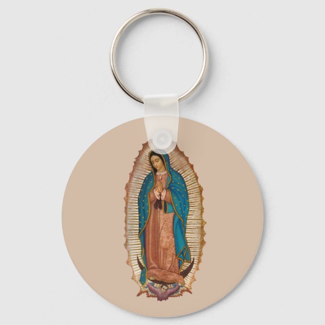 Virgen de Guadalupe Key Ring (Front)