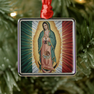 Virgen de Guadalupe - Mexico Metal Ornament