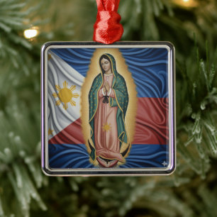 Virgen de Guadalupe - Philippines Metal Ornament