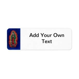Virgen de Guadalupe Return Address Label