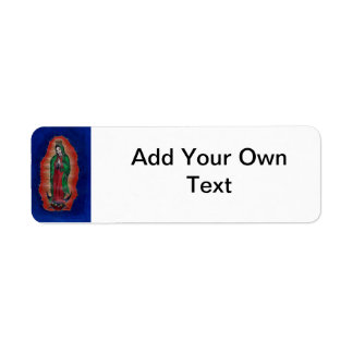 Virgen de Guadalupe Return Address Label