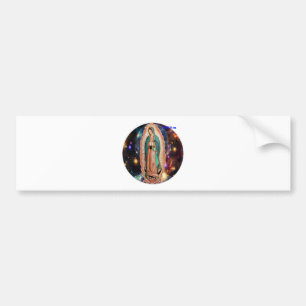 VIRGEN DE GUADALUPE UNIVERSO CUSTOMIZABLES BUMPER STICKER