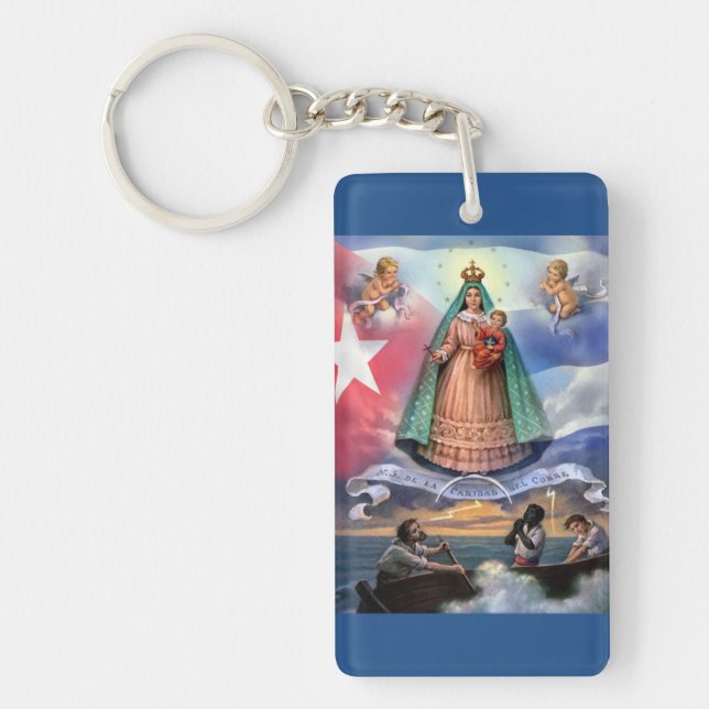 VIRGEN DE LA CARIDAD DEL COBRE, KEY RING (Front)