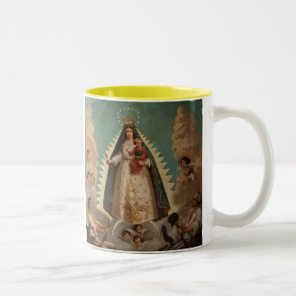 Virgen de La Caridad del Cobre Two-Tone Coffee Mug