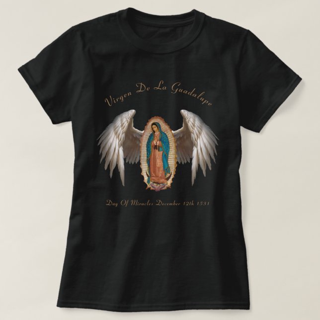 Virgen De La Guadalup Ladies T-Shirt (Design Front)