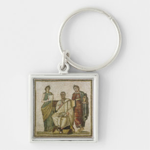 Virgil  and the Muses, from Sousse Key Ring