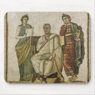 Virgil and the Muses, from Sousse Mouse Pad