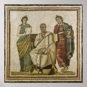 Virgil and the Muses, from Sousse Poster