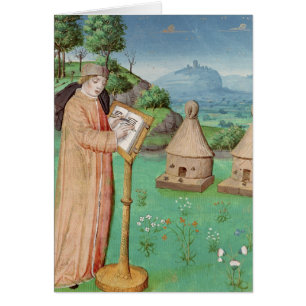 Virgil  writing the Life of Bees