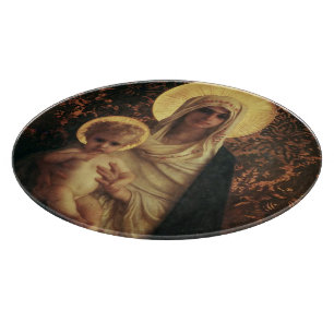 Virgin and Child, 1872 Cutting Board