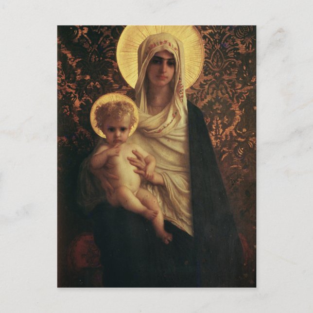 Virgin and Child, 1872 Postcard (Front)