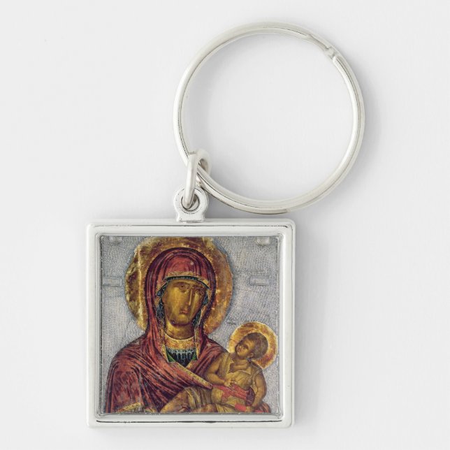Virgin and Child 3 Key Ring (Front)