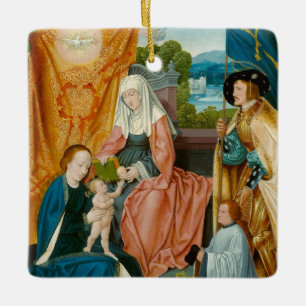 Virgin and Child - Barthel Bruyn the Elder Ceramic Ornament