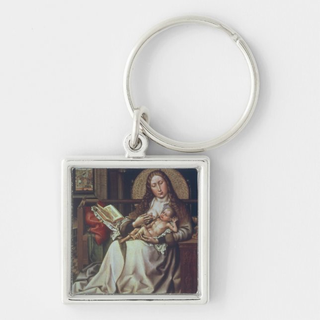 Virgin and Child Before a Firescreen, c.1440 Key Ring (Front)