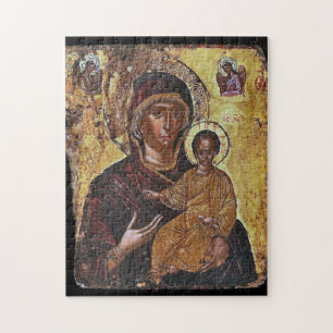 Virgin and Child by Thomas Bathas Jigsaw Puzzle
