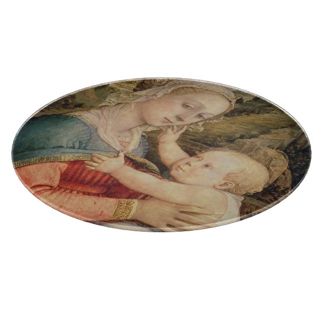 Virgin and Child, c.1465 Cutting Board (Corner)