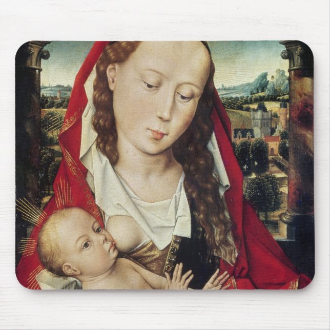 Virgin and Child, c.1467-70 Mouse Pad (Front)