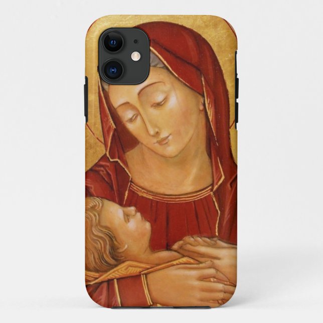 virgin and child Case-Mate iPhone case (Back)