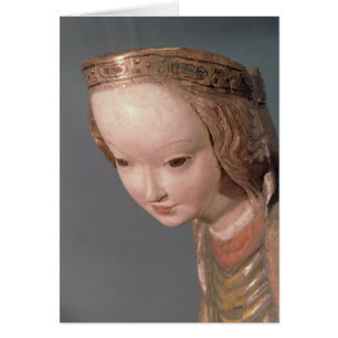 Virgin and Child, detail of the head of the