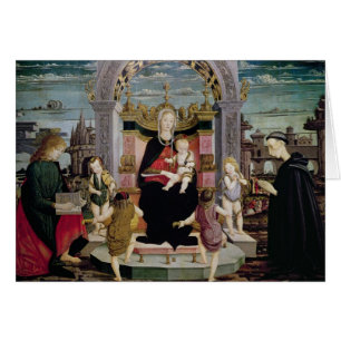 Virgin and Child Enthroned
