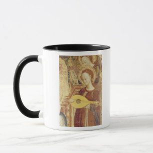 Virgin and Child Enthroned with six angels Mug