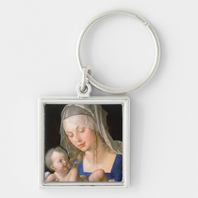 Virgin and child holding a half-eaten pear, 1512 key ring (Front)