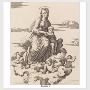 Virgin and Child in the Clouds