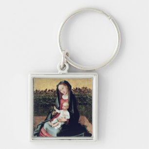 Virgin and Child in the Small Garden Key Ring