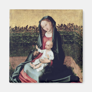 Virgin and Child in the Small Garden Magnet
