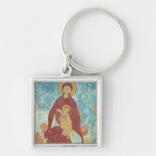 Virgin and Child Key Ring