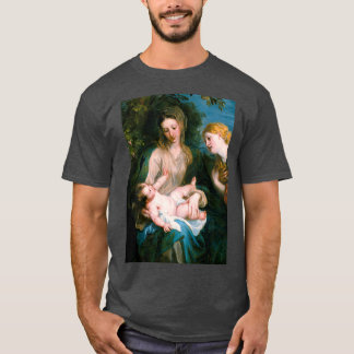 Virgin and Child Merry Christmas T-Shirt