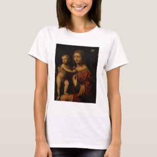 Virgin and Child (oil on panel) 2 T-Shirt