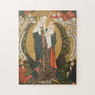 Virgin and Child on a Crescent Moon from Destna Jigsaw Puzzle