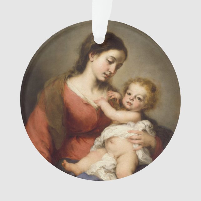 Virgin and Child Ornament (Front)