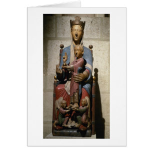 Virgin and Child, (polychrome wood)