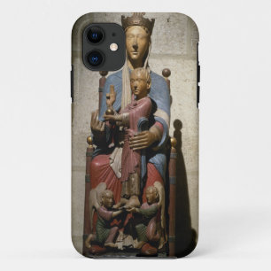 Virgin and Child, (polychrome wood) iPhone 11 Case
