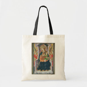Virgin and Child with Angel Musicians Tote Bag
