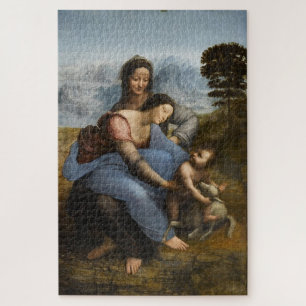 Virgin and Child with Saint Anne – Leonardo da V.  Jigsaw Puzzle