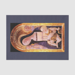 VIRGIN AND CHILD WITH SAINTS by Neroccio Christmas Tissue Paper