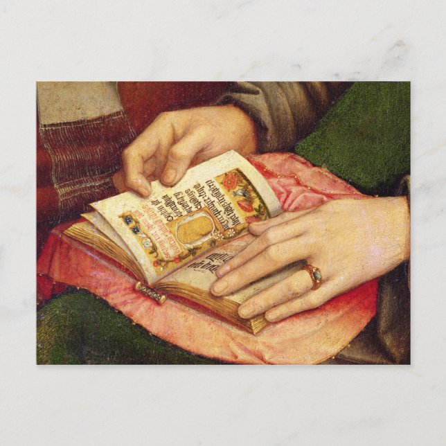 Virgin and Child with Saints Postcard (Front)