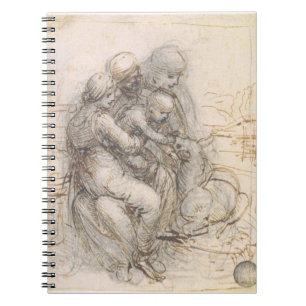 Virgin and Child with St. Anne, c.1501-10 (pen and Notebook