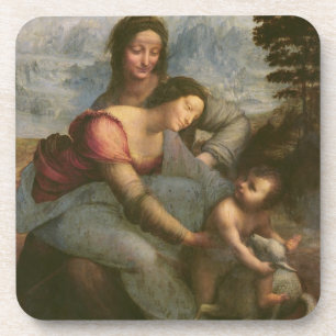 Virgin and Child with St. Anne, c.1510 Coaster