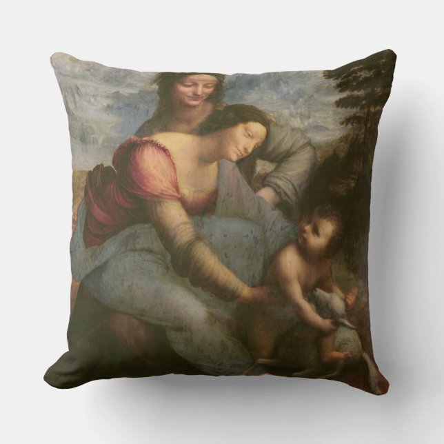 Virgin and Child with St. Anne, c.1510 Cushion (Front)