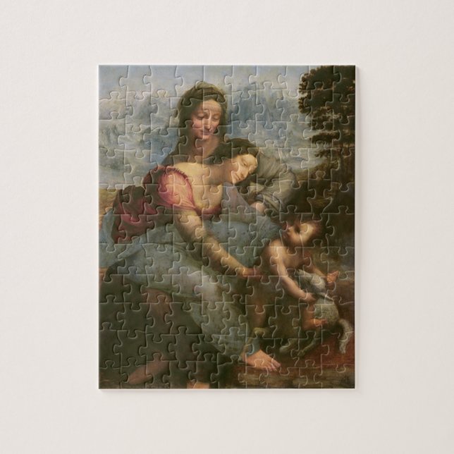 Virgin and Child with St. Anne, c.1510 Jigsaw Puzzle (Vertical)