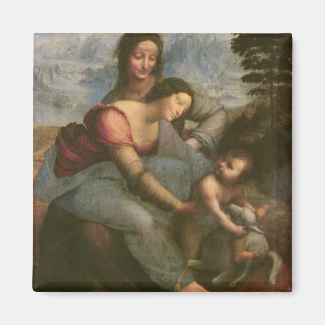 Virgin and Child with St. Anne, c.1510 Magnet (Front)