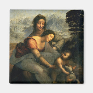 Virgin and Child with St. Anne, c.1510 Magnet