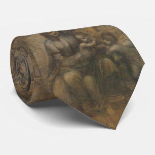 Virgin and Child with St Anne Leonardo da Vinci Tie