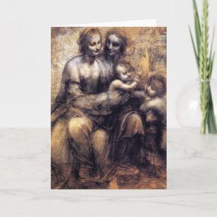 Virgin and Child with St. Anne sketch Card