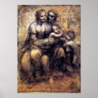 Virgin and Child with St. Anne sketch